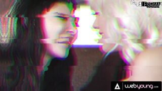 Hawt College Honeys Emma Hix, Eliza Ibarra & Gabbie Carter Turn Pillow Fight Into Steamy Lesbo three-Way