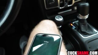 Cuckold spouse spying on cheating wife