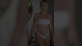 Sexy Blond Neighbor Try On [4k] Real Life