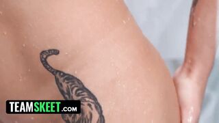 Caught Cheating: My Girlfriend Let Me Bang Her Roommate! (Juliana Marie Debut)