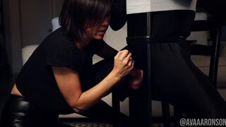 THE ULTIMATE EXTRACTOR SLAVER - CUM BLAST TUGJOB SERVICED IN MILKING CHAIR BY FEMDOM NYMPHO AVA