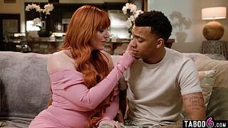 Sensitive older stepmom screws her ebony large jock stepson when neglected