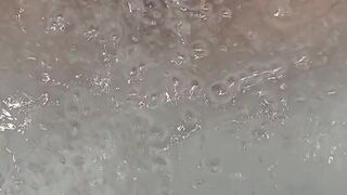 Enjoying the jacuzzi jets????