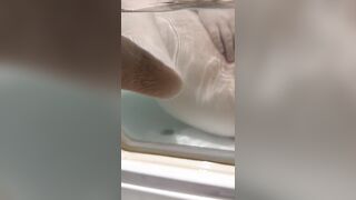 Enjoying the jacuzzi jets????