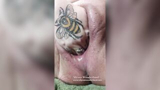 Enjoying And Fisting My Wife's Loose Cunt, That Gape Is Biggest