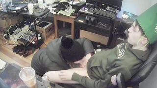 Heather Kane Sucks off Baghead Loser!