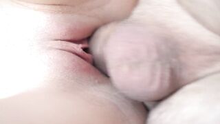 Close Up Creamy Twat Screw with Soaked Creampie - Xtrade64