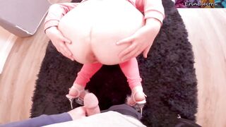 Group workout session with stepmom turns into ribald butt to throat banging and anal creampie
