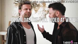 Fastened up to a couch Oriental mother I'd like to fuck gets double permeated by 2 travelers