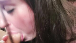 HOTWIFE SUCKS KNOB REMINISCING ABOUT GETTING DOUBLE TEAMED BY EX AND ALLY