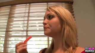 SEXYMOMMA - Stepmom examines all of stepdaughters holes