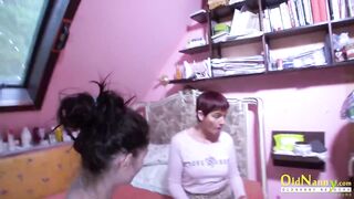 OldNannY Mature Henrietta and Lesbian Teen Fun