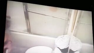 spy bath masturbation