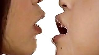 Asian Girls - Tongue Kissing