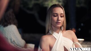 VIXEN Glamorous Golden-haired Model Kelly Collins Has Intensive Ardent Sex