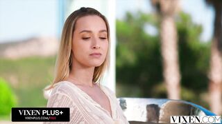 VIXEN Glamorous Golden-haired Model Kelly Collins Has Intensive Ardent Sex