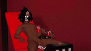 Twink Hentai Boi has joy with the Sex toy and Screw Machine