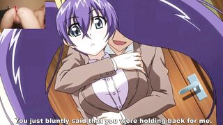 The shy student has such a large penis