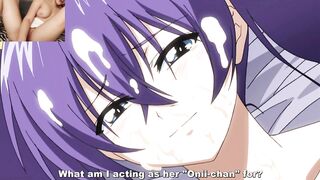 The shy student has such a large penis