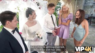 VIP4K. Bride was screwed hard and got anal creampie. Sexy sex with Jane White