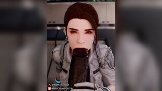 Hailey Strokes Your Schlong and Sucks the Tip POV (Ebony) - The 1st Descendant