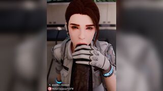 Hailey Strokes Your Schlong and Sucks the Tip POV (Ebony) - The 1st Descendant