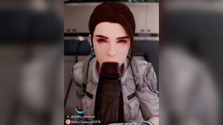 Hailey Strokes Your Schlong and Sucks the Tip POV (Ebony) - The 1st Descendant