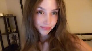 Small brunette hair showing off hawt underware