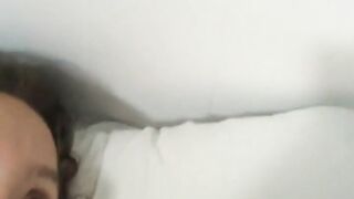 cumed on me and on the wall