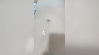 cumed on me and on the wall