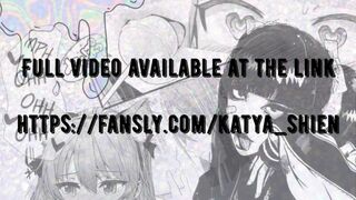 double spunk fountain on feet, licks her legs and eats cum from nylons