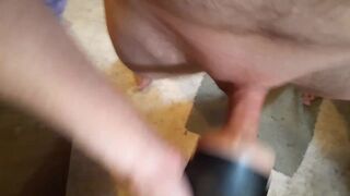 Pounding a fleshlight