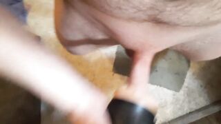 Pounding a fleshlight