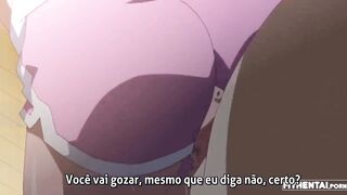 Dissolute grandad screwing a sexy youthful beauty (Purple hair hotty manga)