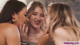 A promise to proceed their friendship whilst having a hawt 3some sex