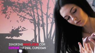 Hawt and excited large butt housewife teases large knob neighbour to get precum from the large balls but not giving an climax in bored and ignored mood