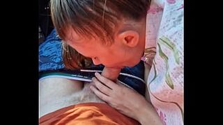 We stopped the car and I got the almost any gentle and slow fellatio. But in the end I started dominating and drilled her in the throat