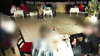 PUBLIC! EVEN IN THE RESTAURANT, BANGING IN FRONT OF THE GUESTS!
