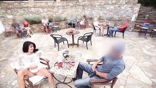 PUBLIC! EVEN IN THE RESTAURANT, BANGING IN FRONT OF THE GUESTS!