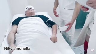 Dottoressa fa prelievo di sperma al paziente sborrata sul culo infermiere depravato - Nikylamonella