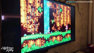 Gamer Step Cousin Screwed in All 3 Holes: (Porn) Gameplay - MysteriousKathy