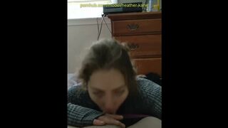 Heather Kane likes giving morning Blowjobs!