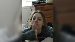 Heather Kane likes giving morning Blowjobs!