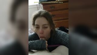 Heather Kane likes giving morning Blowjobs!