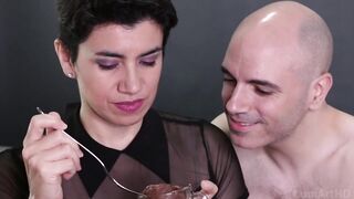 Awesome ejaculation compilation of my charming, artistic amateur wife!