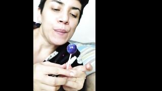 Awesome ejaculation compilation of my charming, artistic amateur wife!