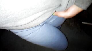 Locked myself in the basement and I had to pee my panties