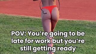 This is appropriate baseball attire!