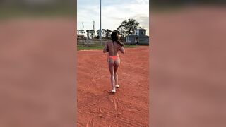 This is appropriate baseball attire!