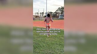 This is appropriate baseball attire!